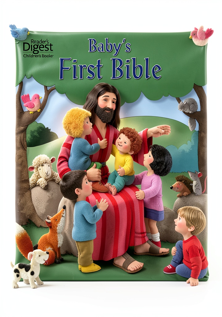 Children reading the Carry Along Treasury Bible book in a classroom