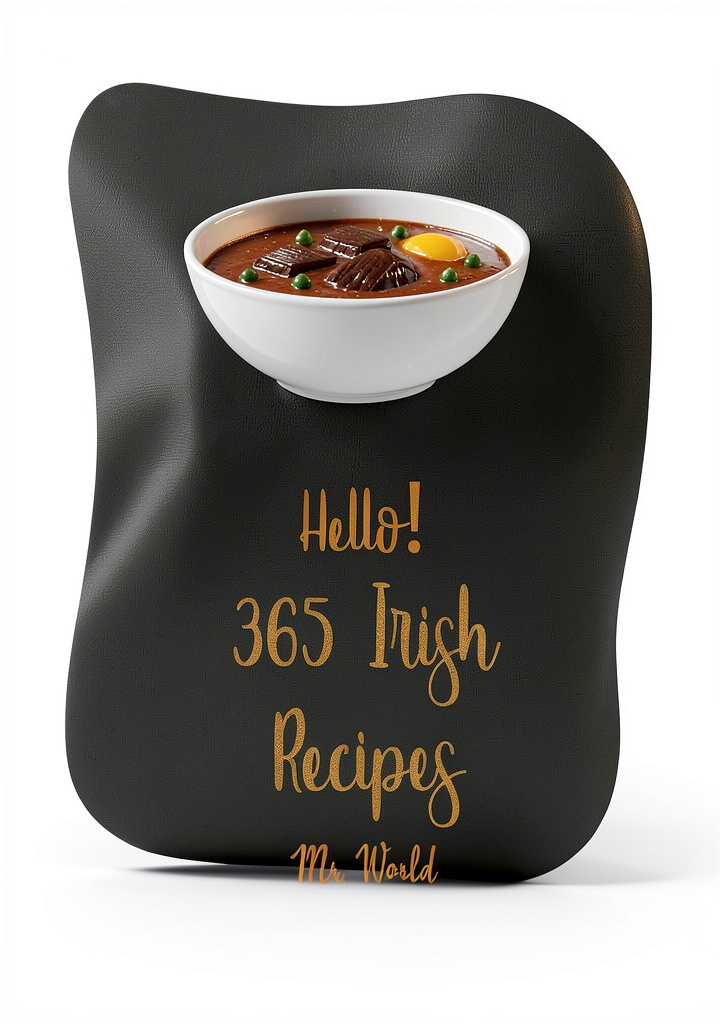 Irish cooking eBook open on a tablet showing potato recipes
