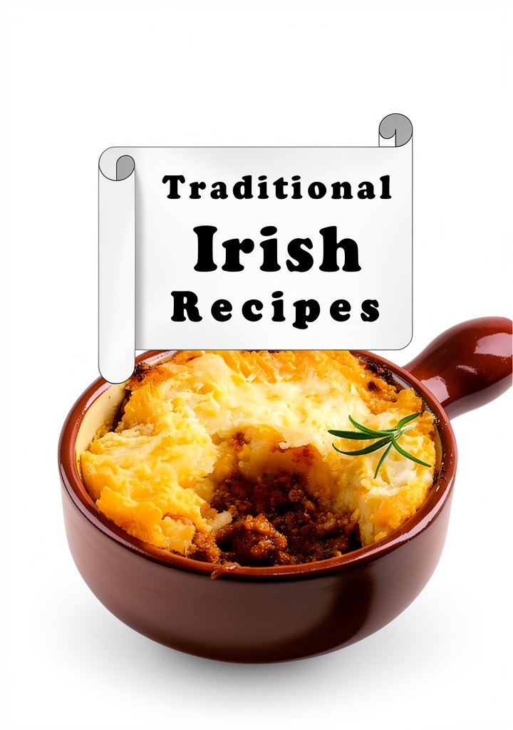 'Irish Cooking eBook displayed on a Kindle device'
