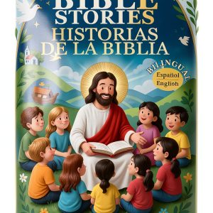Kids Christian Bibles English Spanish Stories-0