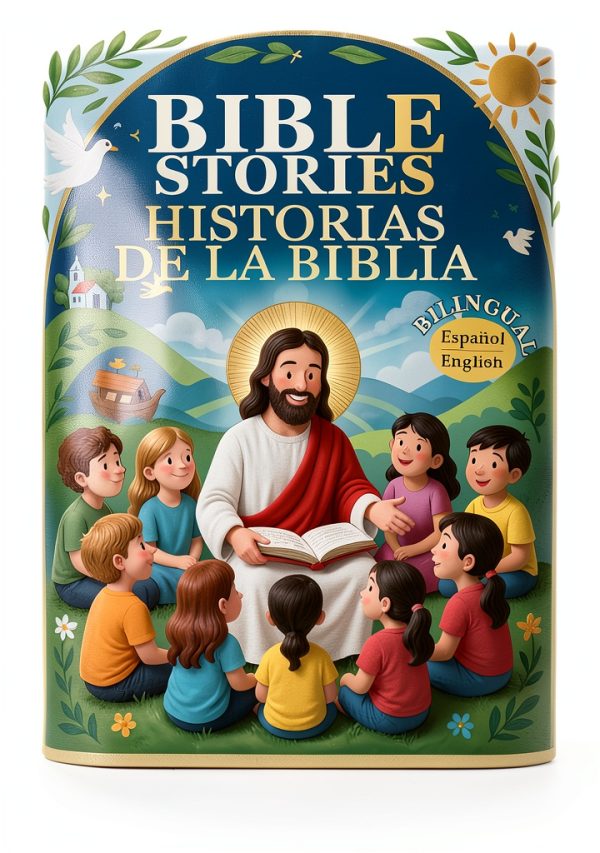 Kids Christian Bibles English Spanish Stories-0
